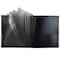 JAM Paper Black Heavy Duty Plastic 10-Pocket Folder, 3ct.